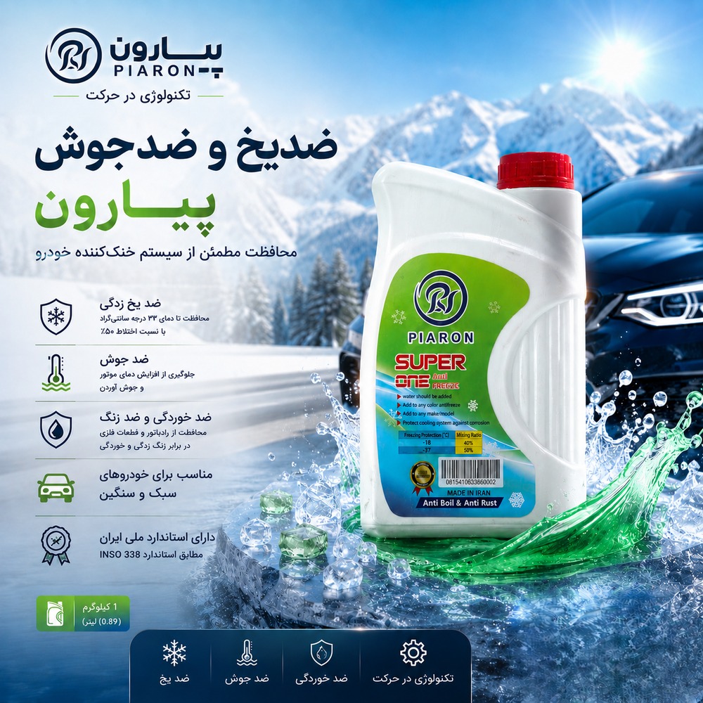 ضد یخ یک لیتری سبز